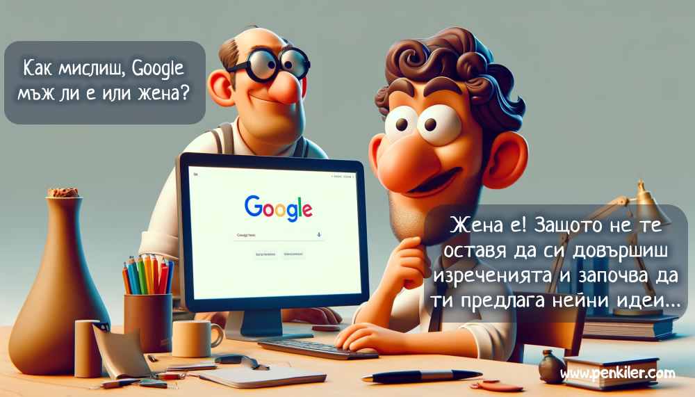 Google мъж ли е или жена?