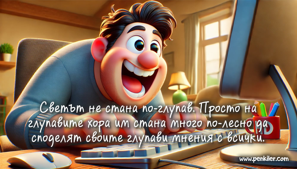 Светът не е по-глупав...