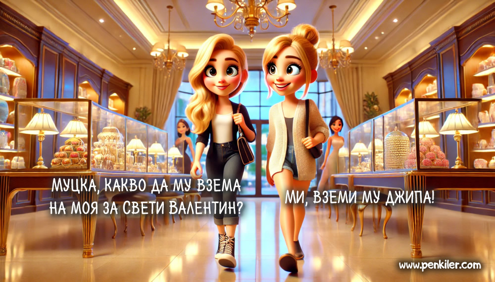 Какво да му взема?